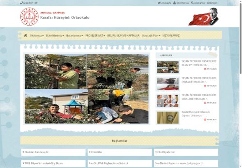 ANTALYA / GAZİPAŞA - Karalar Hüseyinli Ortaokulu