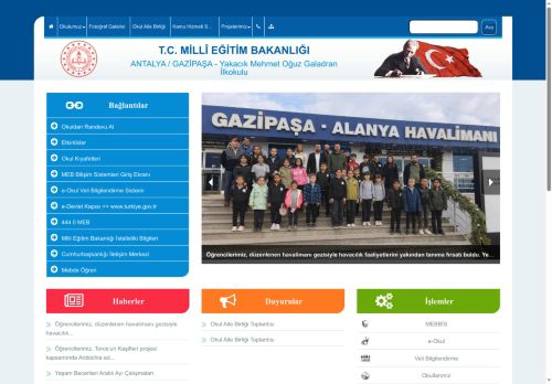 ANTALYA / GAZİPAŞA - Yakacık Mehmet Oğuz Galadran İlkokulu