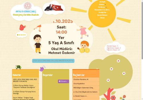 ANTALYA / GÜNDOĞMUŞ - Gündoğmuş Kardelen Anaokulu