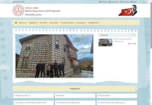 ANTALYA / İBRADI - Necla-Yaşar Duru Çok Programlı Anadolu Lisesi