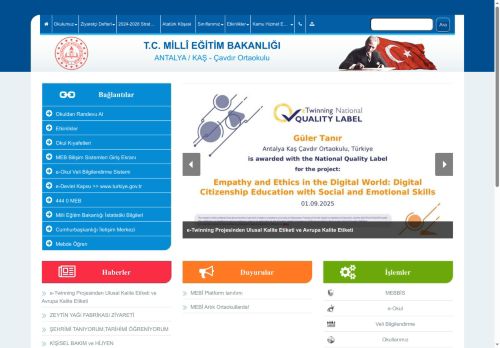 ANTALYA / KAŞ - Çavdır Ortaokulu