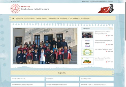 ANTALYA / KAŞ - Gömbe İmam Hatip Ortaokulu