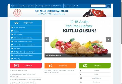 ANTALYA / KAŞ - Kalkan İlkokulu