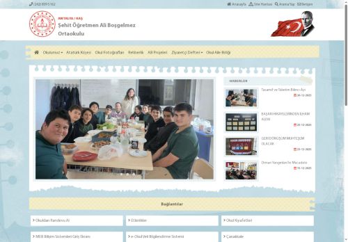 ANTALYA / KAŞ - Şehit Öğretmen Ali Boşgelmez Ortaokulu