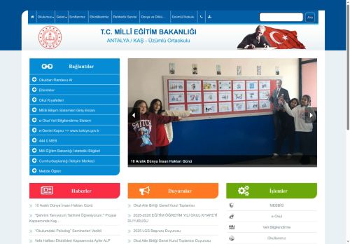 ANTALYA / KAŞ - Üzümlü Ortaokulu