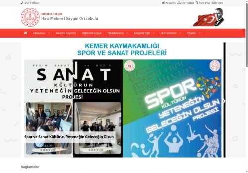 ANTALYA / KEMER - Hacı Mehmet Saygın Ortaokulu