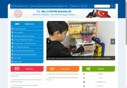 ANTALYA / KEMER - Hacı Mehmet Saygın İlkokulu