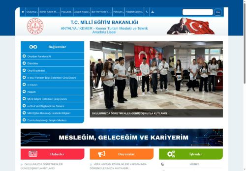 ANTALYA / KEMER - Kemer Turizm Mesleki ve Teknik Anadolu Lisesi