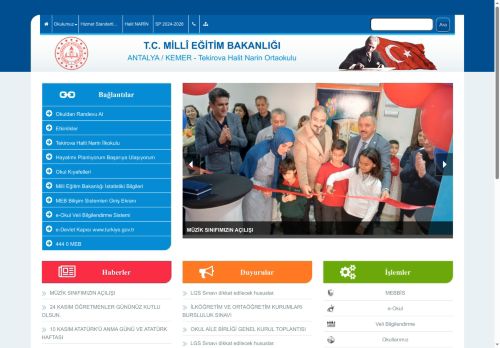 ANTALYA / KEMER - Tekirova Halit Narin Ortaokulu