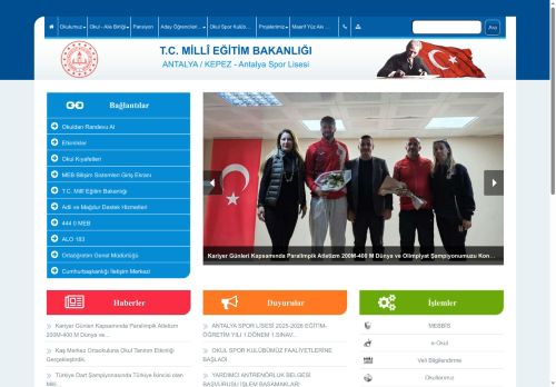 ANTALYA / KEPEZ - Antalya Spor Lisesi