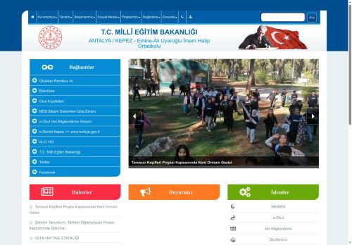 ANTALYA / KEPEZ - Emine-Ali Uyaroğlu İmam Hatip Ortaokulu