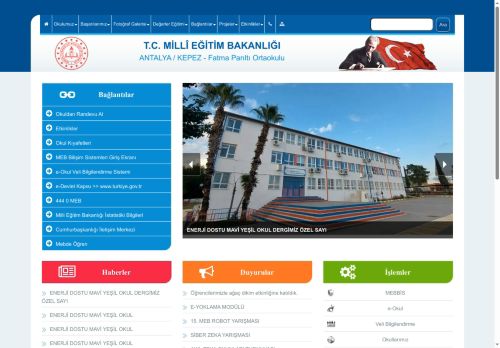 ANTALYA / KEPEZ - Fatma Parıltı Ortaokulu