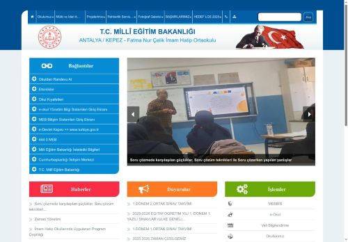 ANTALYA / KEPEZ - Fatma Nur Çelik İmam Hatip Ortaokulu