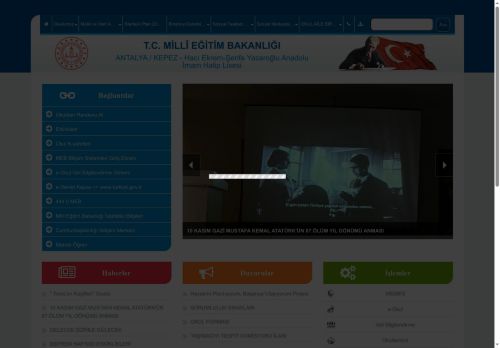 ANTALYA / KEPEZ - Hacı Ekrem-Şerife Yazaroğlu Anadolu İmam Hatip Lisesi