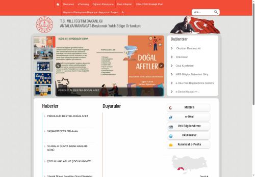 ANTALYA / MANAVGAT - Beşkonak Yatılı Bölge Ortaokulu