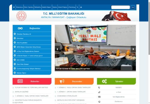 ANTALYA / MANAVGAT - Çağlayan Ortaokulu