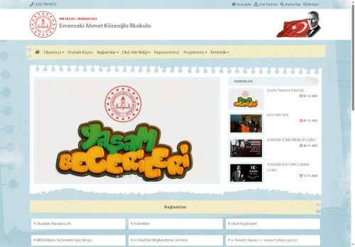 ANTALYA / MANAVGAT - Evrenseki Ahmet Köseoğlu İlkokulu