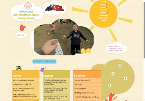 ANTALYA / KEPEZ - Şehit Bebek Mustafa Bedirhan Karakaya Anaokulu