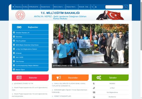 ANTALYA / KEPEZ - Şehit Jandarma Üsteğmen Gökhan Korkut İlkokulu