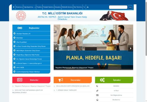 ANTALYA / KEPEZ - Şehit Cemal Yalın İmam Hatip Ortaokulu