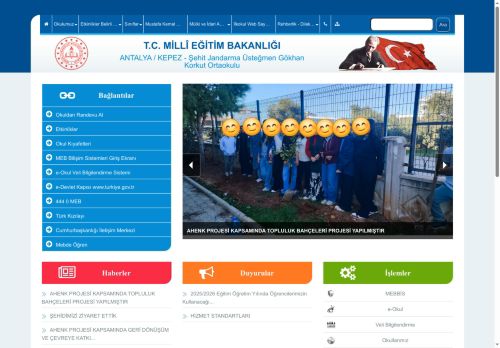 ANTALYA / KEPEZ - Şehit Jandarma Üsteğmen Gökhan Korkut Ortaokulu