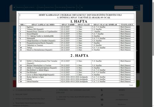 ANTALYA / KEPEZ - Şehit Kahraman Çelikbaş Ortaokulu