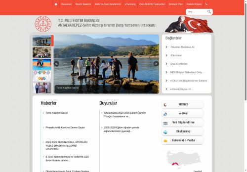 ANTALYA / KEPEZ - Şehit Yüzbaşı İbrahim Barış Yurtseven Ortaokulu