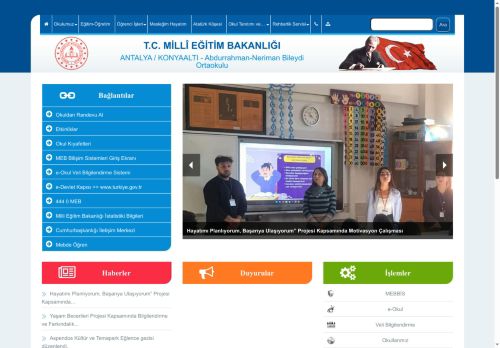 ANTALYA / KONYAALTI - Abdurrahman-Neriman Bileydi Ortaokulu
