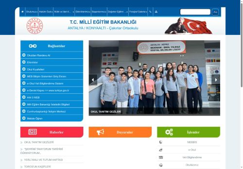 ANTALYA / KONYAALTI - Çakırlar Ortaokulu