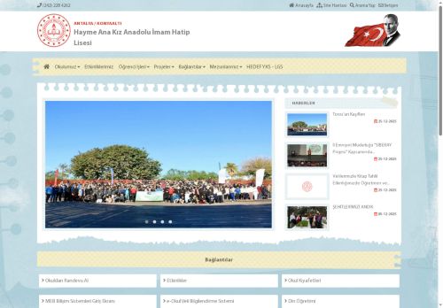 ANTALYA / KONYAALTI - Hayme Ana Kız Anadolu İmam Hatip Lisesi