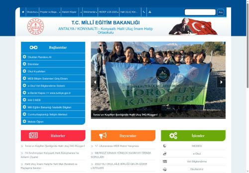 ANTALYA / KONYAALTI - Konyaaltı Halit Uluç İmam Hatip Ortaokulu