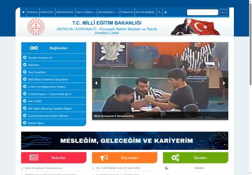 ANTALYA / KONYAALTI - Konyaaltı Bahtılı Mesleki ve Teknik Anadolu Lisesi