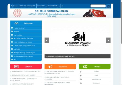 ANTALYA / KONYAALTI - Konyaaltı Çankırı Anadolu İmam Hatip Lisesi