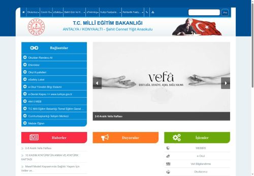 ANTALYA / KONYAALTI - Şehit Cennet Yiğit Anaokulu