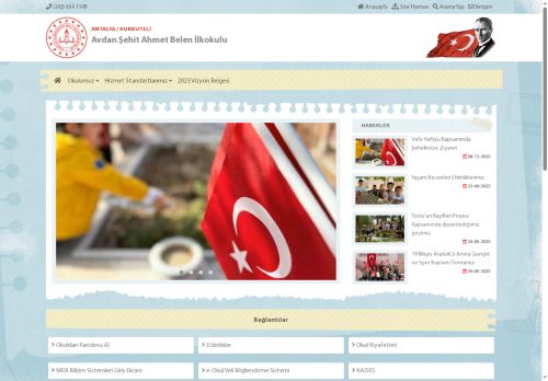 ANTALYA / KORKUTELİ - Avdan Şehit Ahmet Belen İlkokulu