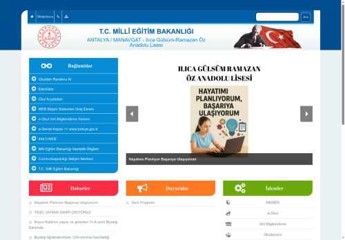 ANTALYA / MANAVGAT - Ilıca Gülsüm-Ramazan Öz Anadolu Lisesi