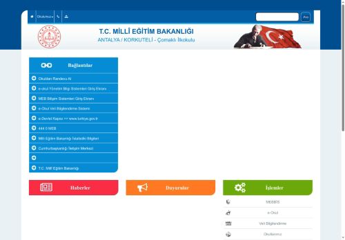 ANTALYA / KORKUTELİ - Çomaklı İlkokulu