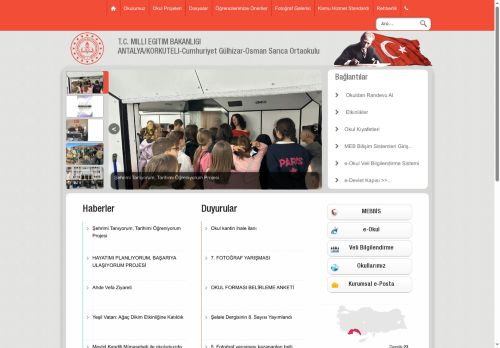 ANTALYA / KORKUTELİ - Cumhuriyet Gülhizar-Osman Sarıca Ortaokulu