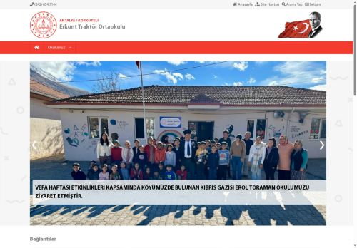 ANTALYA / KORKUTELİ - Erkunt Traktör Ortaokulu