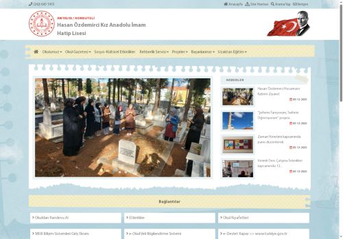 ANTALYA / KORKUTELİ - Hasan Özdemirci Kız Anadolu İmam Hatip Lisesi