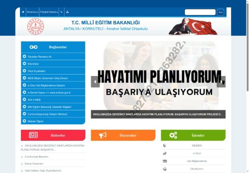 ANTALYA / KORKUTELİ - İmrahor İstiklal Ortaokulu