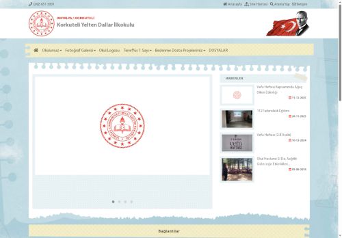 ANTALYA / KORKUTELİ - Korkuteli Yelten Dallar İlkokulu