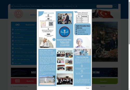 ANTALYA / KORKUTELİ - Korkuteli Lokman Hekim Mesleki ve Teknik Anadolu Lisesi