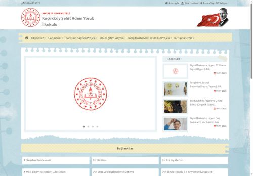 ANTALYA / KORKUTELİ - Küçükköy Şehit Adem Yörük İlkokulu