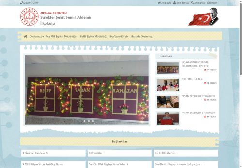 ANTALYA / KORKUTELİ - Sülekler Şehit Semih Aldemir İlkokulu