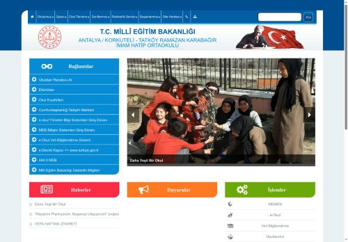 ANTALYA / KORKUTELİ - TATKÖY RAMAZAN KARABAĞIR İMAM HATİP ORTAOKULU