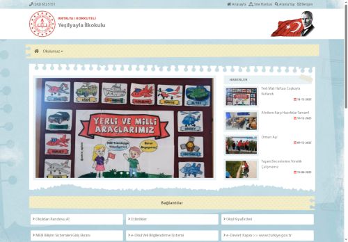 ANTALYA / KORKUTELİ - Yeşilyayla İlkokulu