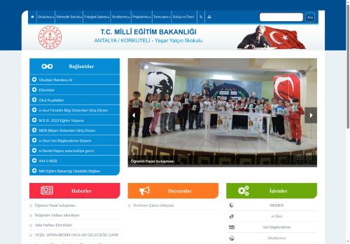 ANTALYA / KORKUTELİ - Yaşar Yalçın İlkokulu