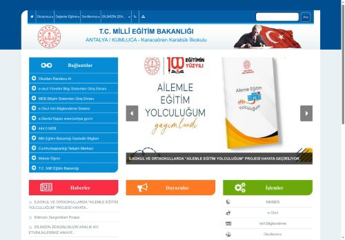 ANTALYA / KUMLUCA - Karacaören Karabük İlkokulu