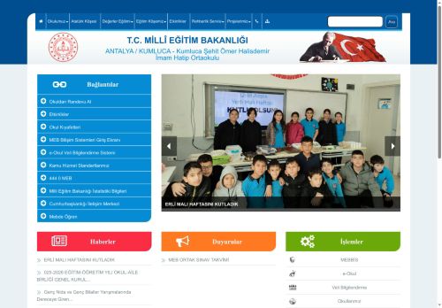 ANTALYA / KUMLUCA - Kumluca Şehit Ömer Halisdemir İmam Hatip Ortaokulu